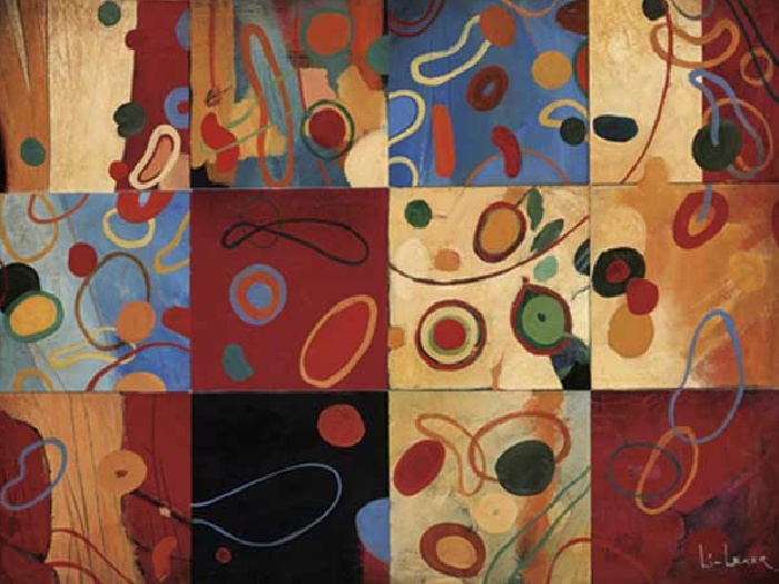 String Theory painting - Don Li-Leger String Theory art painting